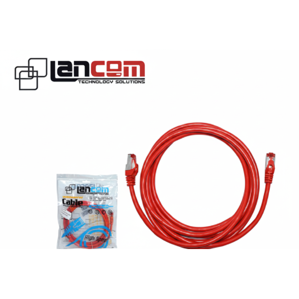 PATCH CORD LANCOM CAT6 FTP 1M RED