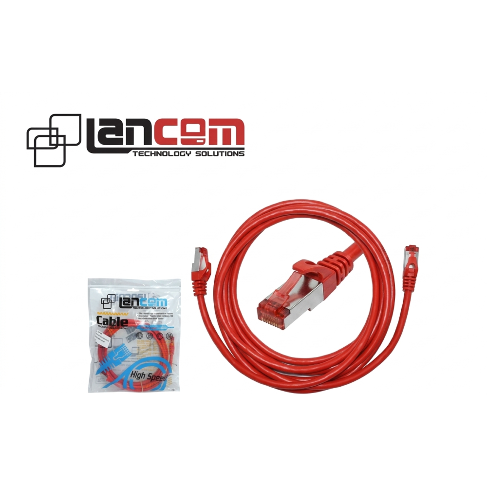 PATCH CORD LANCOM CAT6 FTP 2m RED