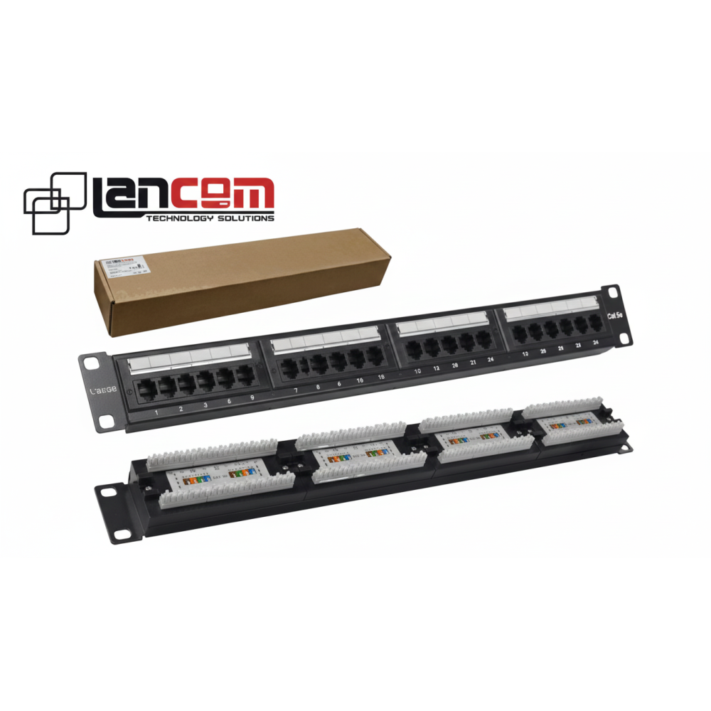 PUERTO PACH PANEL LANCOM CAT 5e 24P
