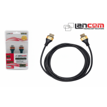 CABLE HDMI LANCOM 32AWG 8m 4MM DELGADO CONECTOR DORADO V2.0