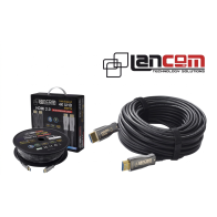 CABLE HDMI 2.0 4K AOC OPTICO CONECTOR METAL 60Hz 60M NEGRO- TECEMIP