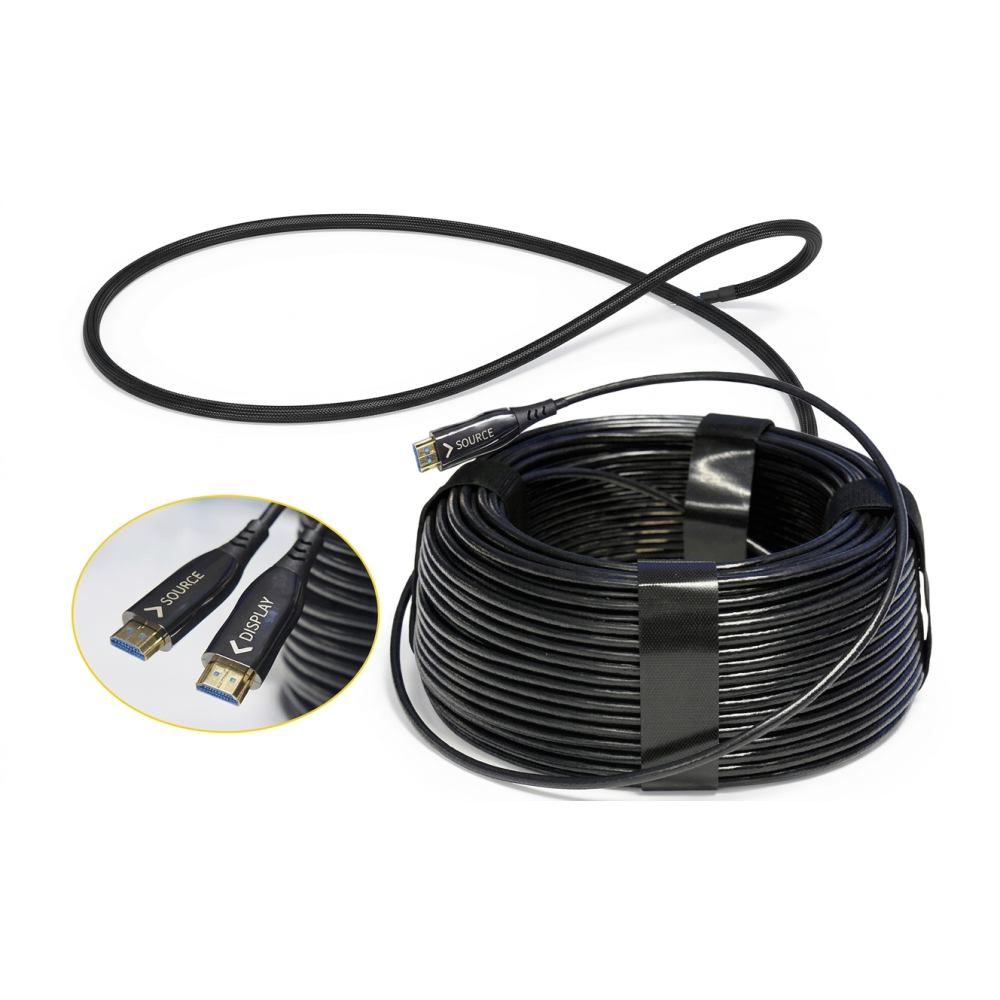 CABLE HDMI LANCOM CON CABLE FIBRA OPTICA 4K2K 70m HD