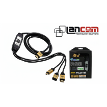 SWITCH HDMI CON CABLE 1m...