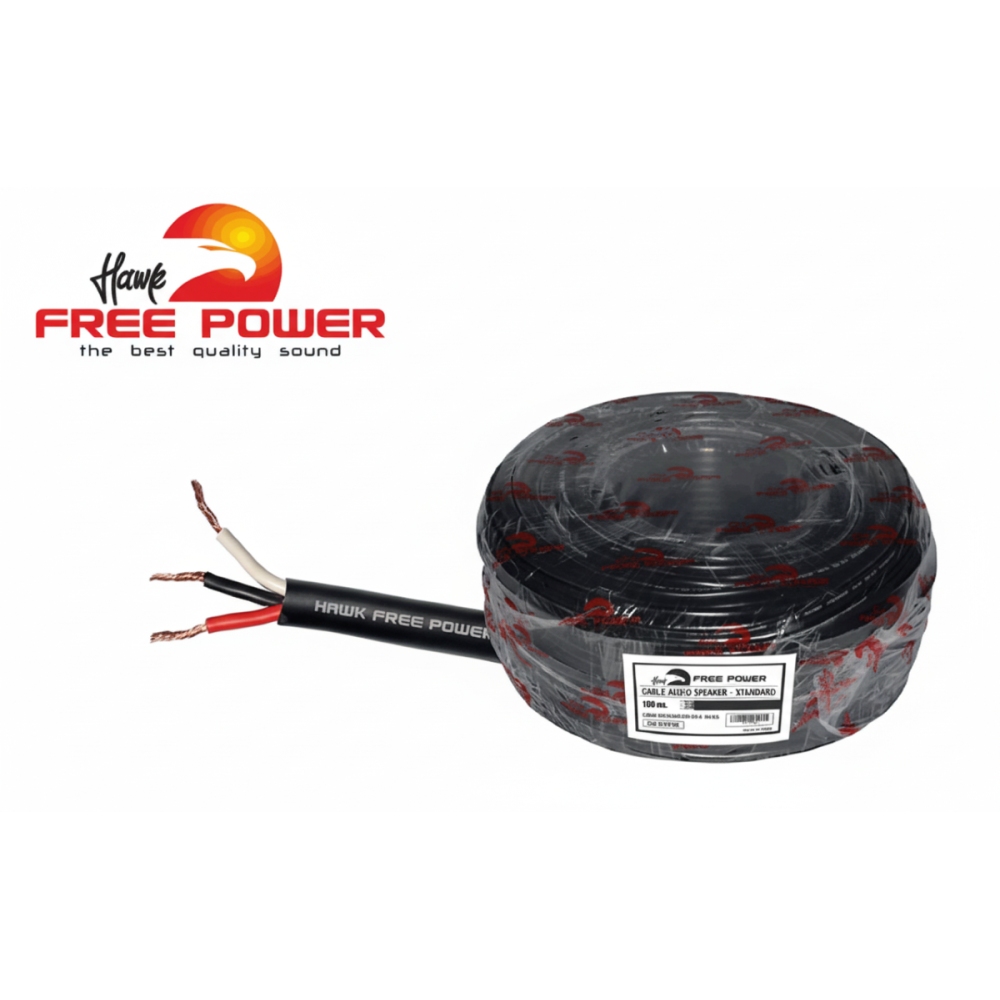 CABLE VULCANIZADO P/AUDIO 3X18 OD 8.0MM NEGRO 100M