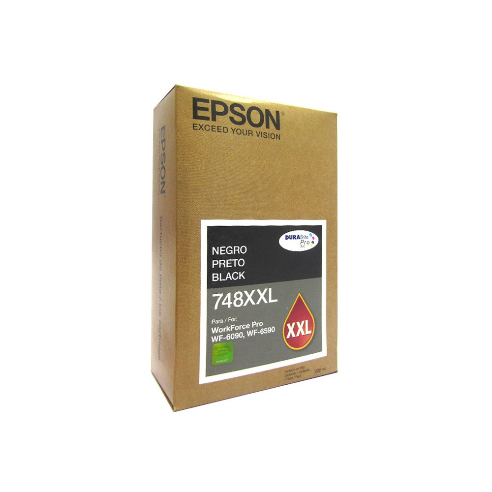 Tinta Original Epson T748XXL120 Negro 10000 Páginas para Impresoras Epson