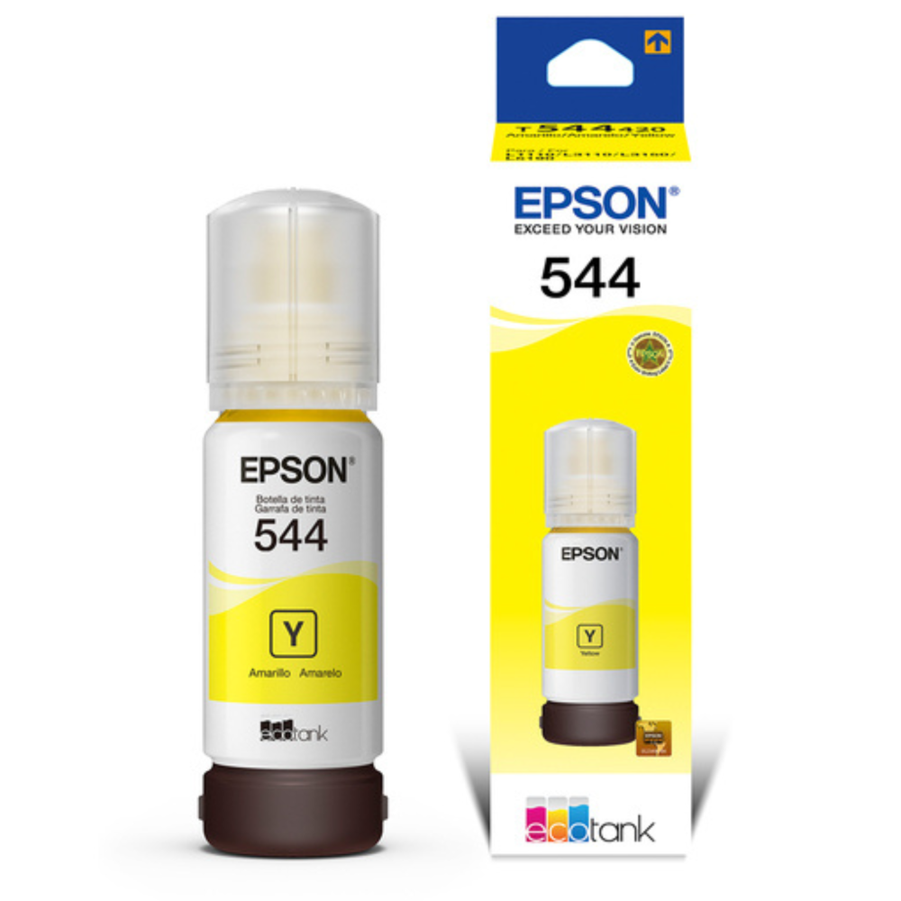 Tinta Original Epson T544420 Amarillo 65ml para Impresoras Epson