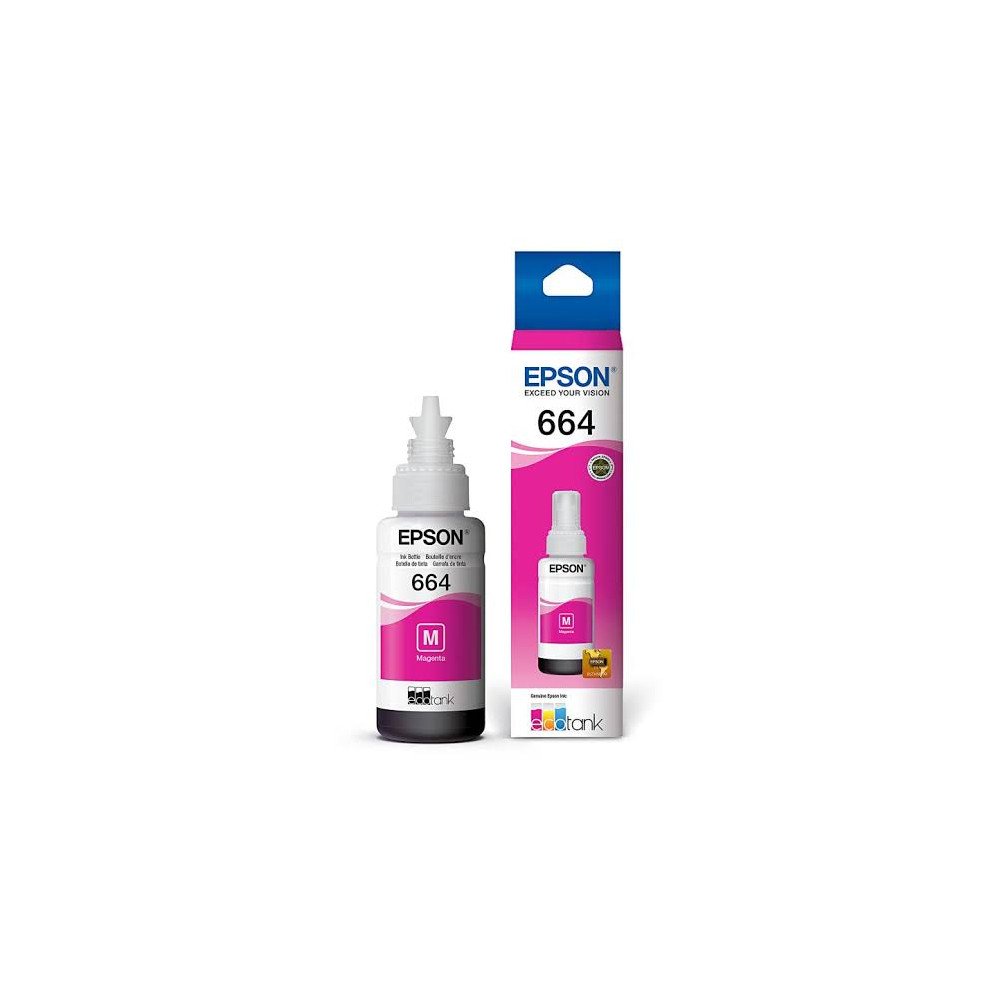 Tinta Original Epson T664 Magenta 70ml para Impresoras Epson