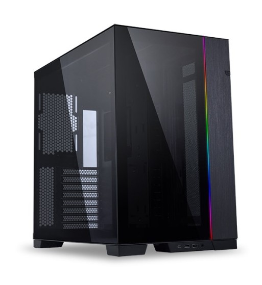 O11DEX | CASE LIAN LI O11 DYNAMIC EVO NEGRO, 2 VIDRIO TEMPLADO