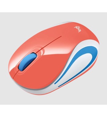 910-005362 | MOUSE LOGITECH M187 MINI INALAMBRICO REFRESH CORAL