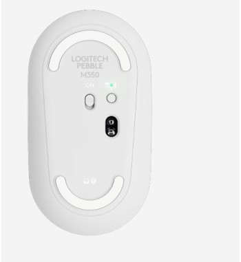 910-005770 | MOUSE LOGITECH PEBBLE M350 SILENT INALAMBRICO/BLUETOOTH BLANCO