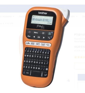 ROTULADORA BROTHER PTE110VP PORTATIL CON MALETIN