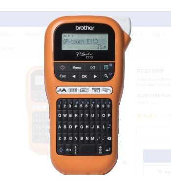 ROTULADORA BROTHER PTE110VP PORTATIL CON MALETIN