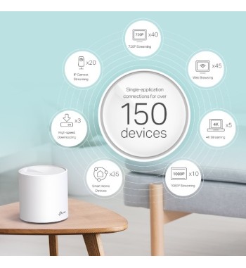 DECO MESH TP-LINK X60 3PACK Wi-Fi 6 AX3000
